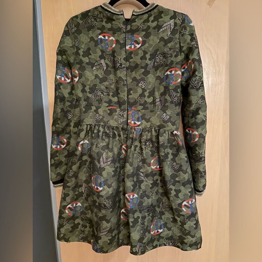 Niumi Camo Fit and Flare Sweater Dress - Picture 2 of 4